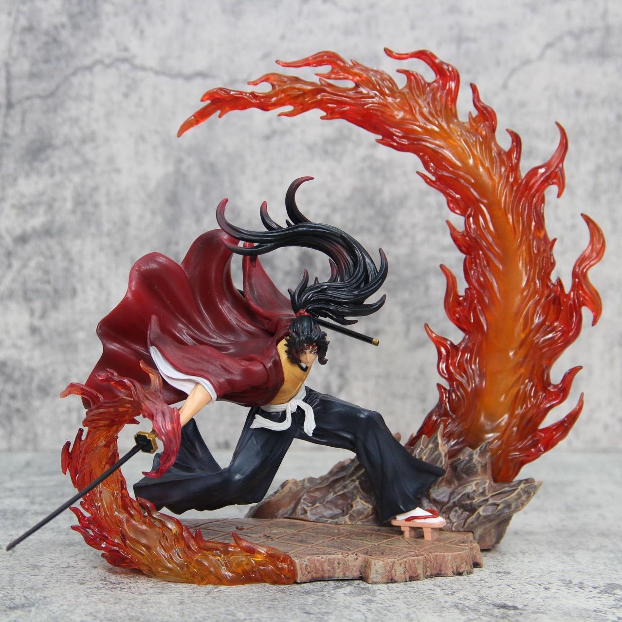 

Demon Slayer Anime Figures Tsugikuni Yoriichi Action Figure With Light 23cm Pvc Statue Figurine Model Toys For Boys Gifts