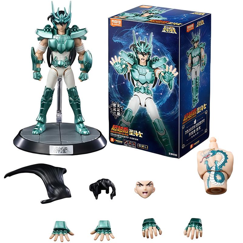 Origina Saint Seiya Shiryu Shura Cancer Saint Seiya EX Action Figure Assembly Toys  Doll Desktop Ornament Birthday Gifts