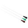 PATIKIL 38cm15" Music Conductor's Batons, Set of 3, for Singing Teachers and Music Directors, Green, Red, and Black with Resin Handles