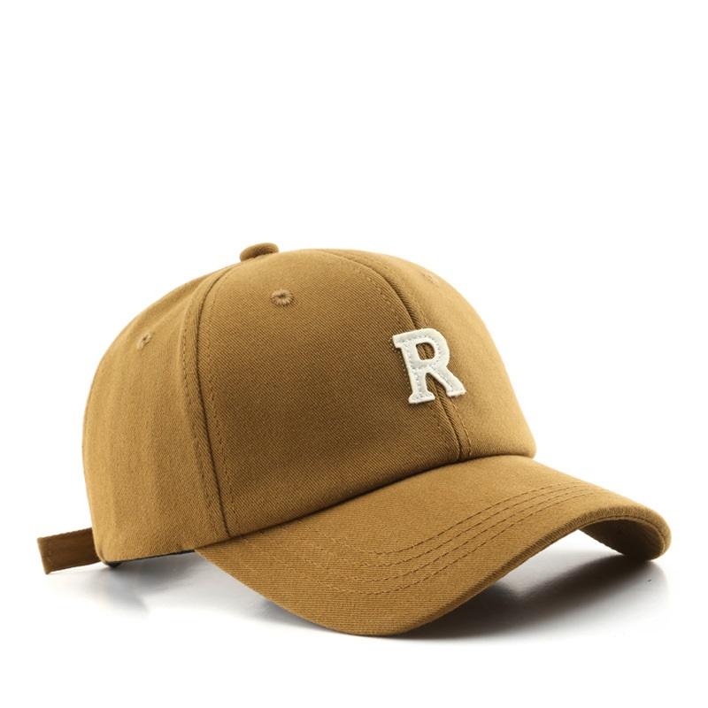 

Новинка 2022 года, мужская и женская хлопковая регулируемая большая бейсболка с вышитым логотипом R, высококачественная солнцезащитная бейсболка для улицы и улицы