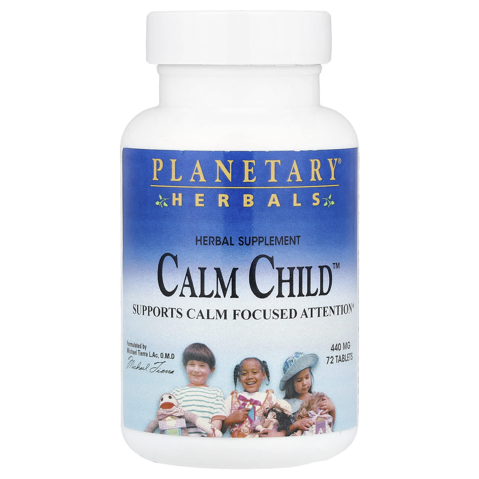 

Planetary Herbals, Calm Child™, 72 Tablets