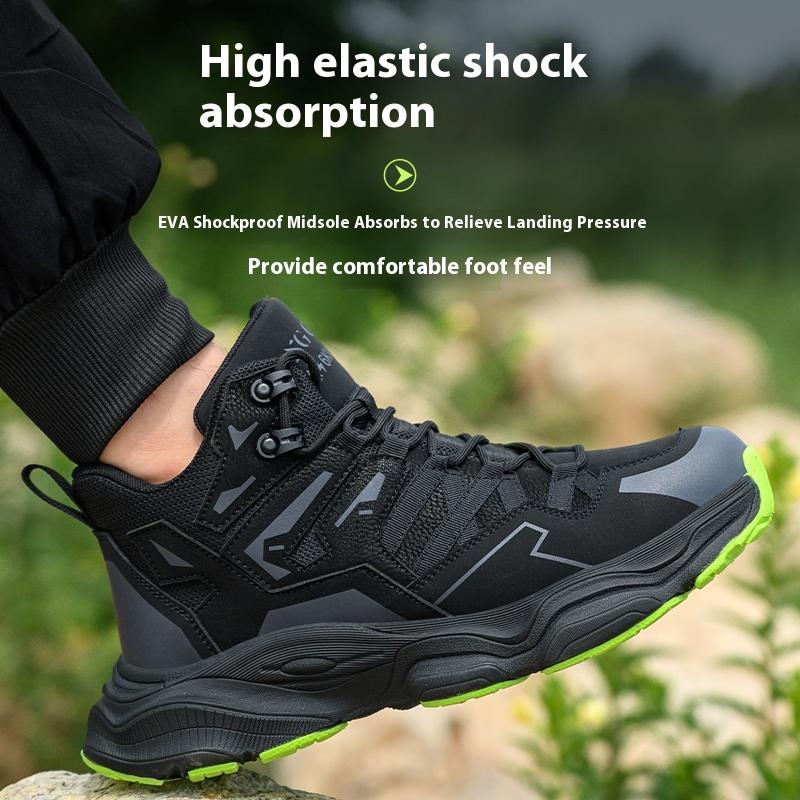 Antistatic Men Boots Safety Shoes Steel Toe Shoes Men Puncture-Proof Work Sneakers Male Work Boots Indestructible Footwear