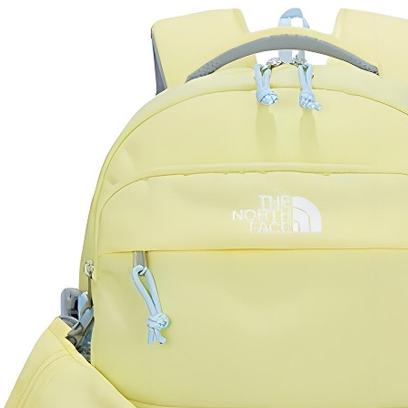 The North Face 3-In-1 Student Large Capacity Backpack With Coin Purse Unisex Backpacks Swan-Yellow NM2DM01K