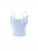 Korean Spicy Girl Striped Camisole: Spring/Summer Slimming Sleeveless Top with Chest Pads in Cotton