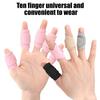 5Pcs Sports Finger Sleeves Adjustable Arthritis Pain Relief Finger Brace Splint Breathable Finger Guard Protector Compression Wrap