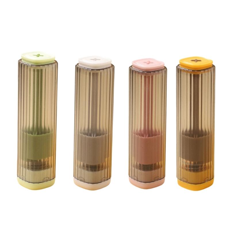 Retractable Magnetic Needle Holder Box with Thread Unpicker Large Eye Needle Thimble Multifunctional Sewing Tool Set