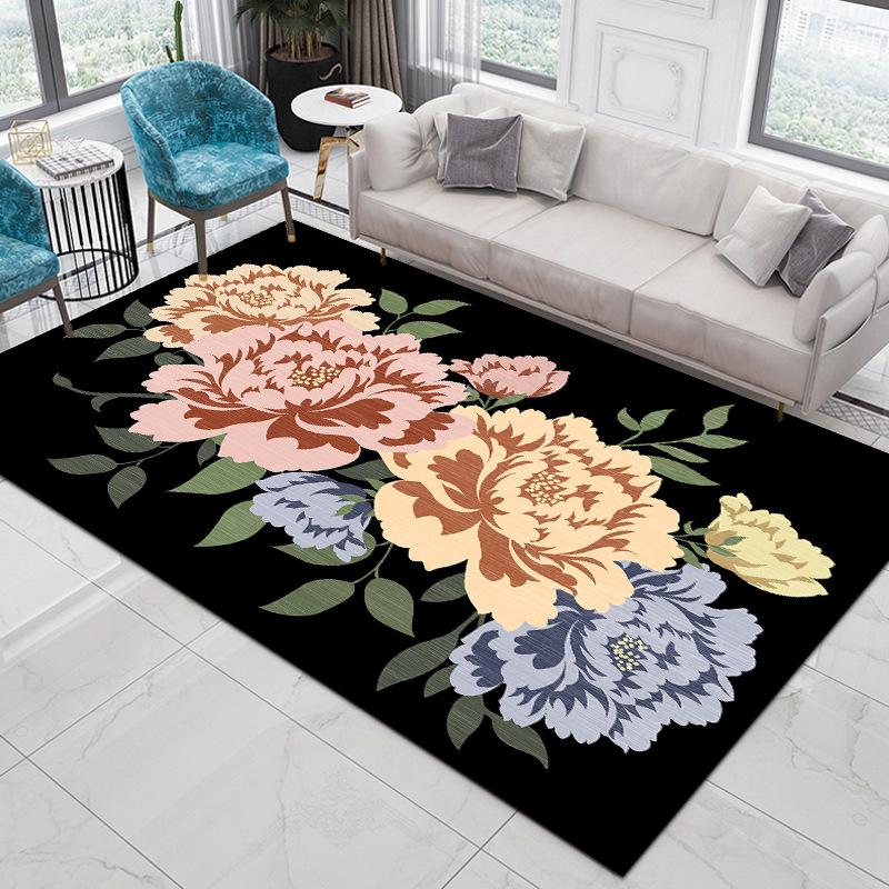 Nordic Ethnic Style Carpet Living Room Bedroom Sofa Coffee Table Tatami Bohemian Home Carpet