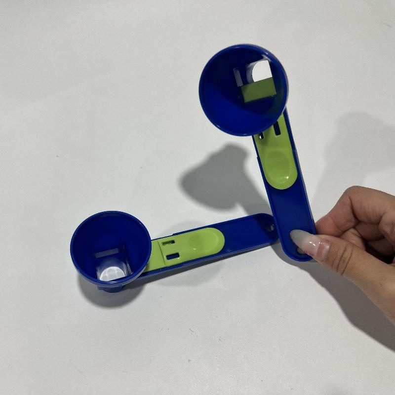 

Мерная ложка для протеинового порошка с воронкой, герметичная Blue Spoon