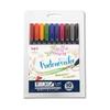 Tombow Pencil Water-based Signature Pen Fudenosuke Well Tailored 10 Color Set WS-BH10C