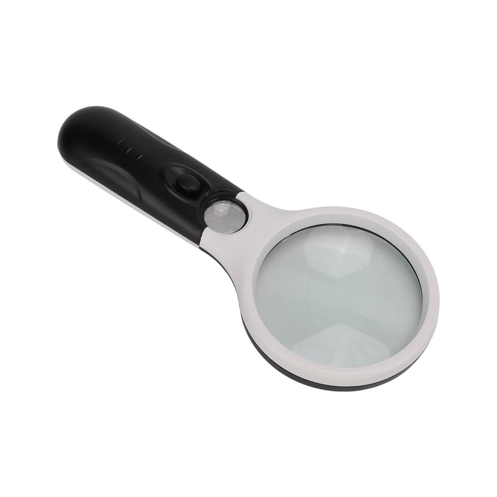 Lighted Magnifying Glass LED Light Acrylic Double Optical Lens High Transparency Portable Magnifying