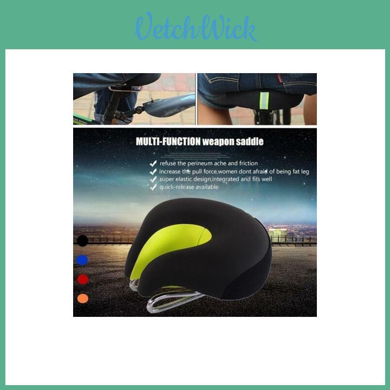Mtb Mountain Bicycle Bike Saddle Split Nose Cycling Seat Cushion Pad Ergonomic And Comfortably Padded For Long Rides