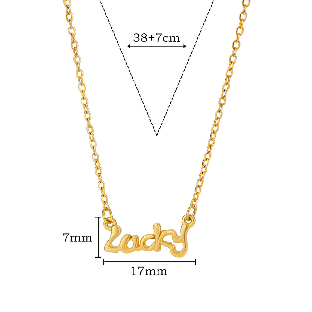 Stainless Steel Bowknot Lucky Necklace for Women Gold Color Korean Necklaces Female Aesthetic Zircon Accessories Free Gift