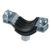 2pcs M8 Mounting Screws Adjustable Pipe Support Clamp Galvanized Iron PPR Iron Pipe Clamp  PVC