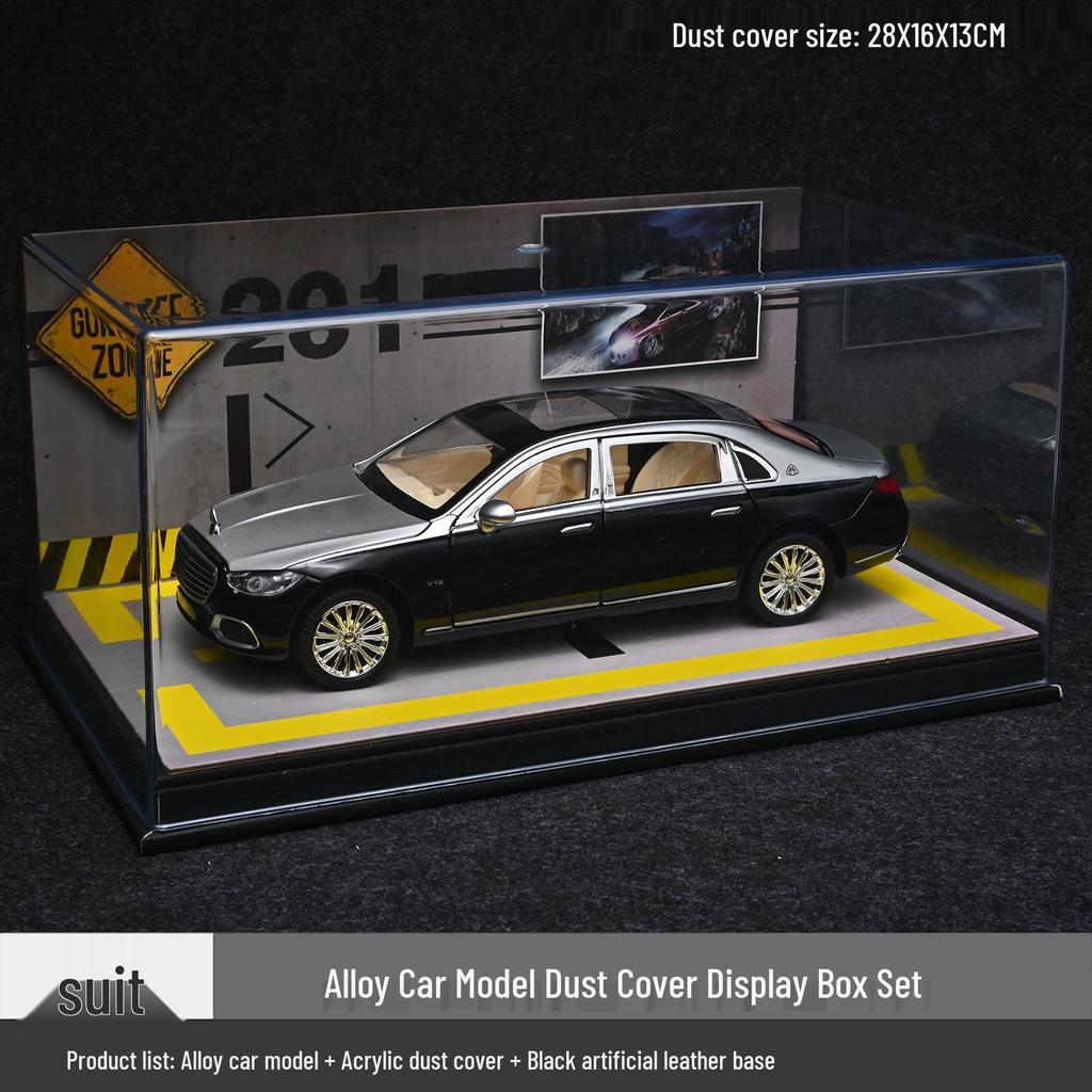 1:24 Maybach S680 Alloy Car Model with Lights - Home Decoration Toy Car