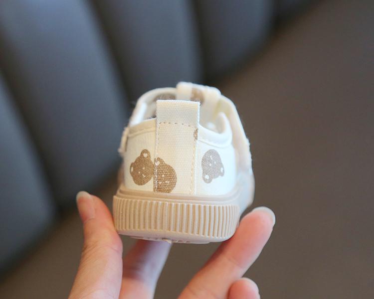 Cartoon Canvas Baby Shoes: Soft Sole, TPR Bottom, for Toddlers, Boys, and Girls - Spring/Autumn Edition