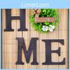 Door Home Letter Hanging With Wooden Art For Home And Garden Wall Decorations