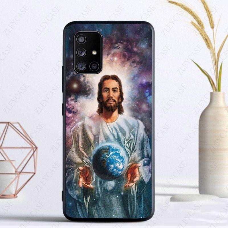 

Ісус Христос, Бог благословить вас, чохол для телефону Samsung Galaxy A12 A13 A32 A52S A21S A42 A01 A50 A51 A20E A11 A30s A71 A20S A70 чохли Galaxy A41