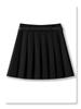 Women's Khaki High-Waisted A-Line Pleated Midi Skirt - 2024 Autumn/Winter Collection