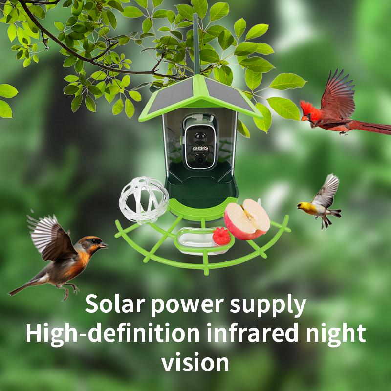 Solar-Powered Smart Bird Watching Feeder with Camera