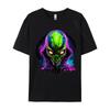 T Shirts for Men Alien In Pink T Shirt Hot Sale Round Neck TeeShirt Black 2024 T Shirt