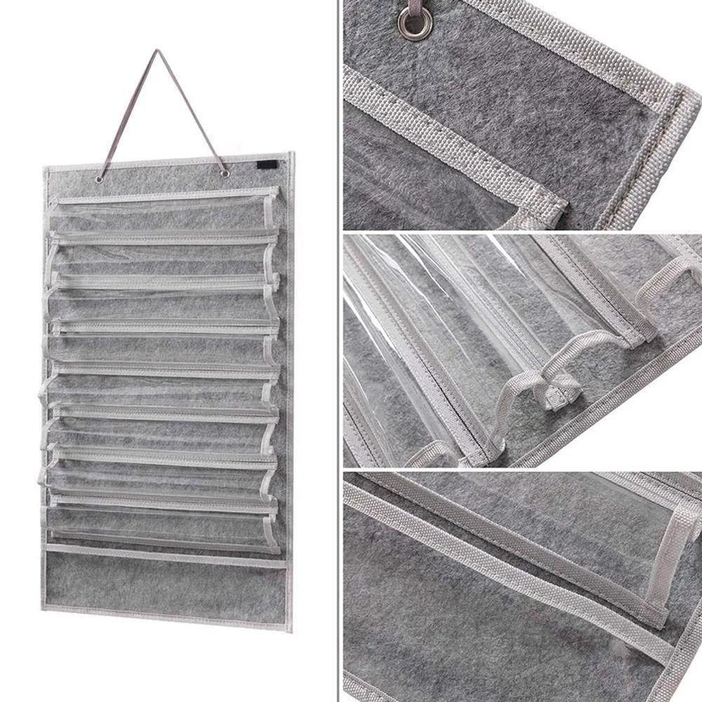 Wall Hanging Medal Storage Bag Felt Display Holder Useful Storage Rack  Household