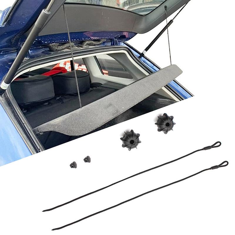 Car Rear Tailgate Trunk Parcel Shelf Strap String Plastic For VW Golf MK5 MK6 MK7 Rabbit GTI 1K6863447A Replacement Part