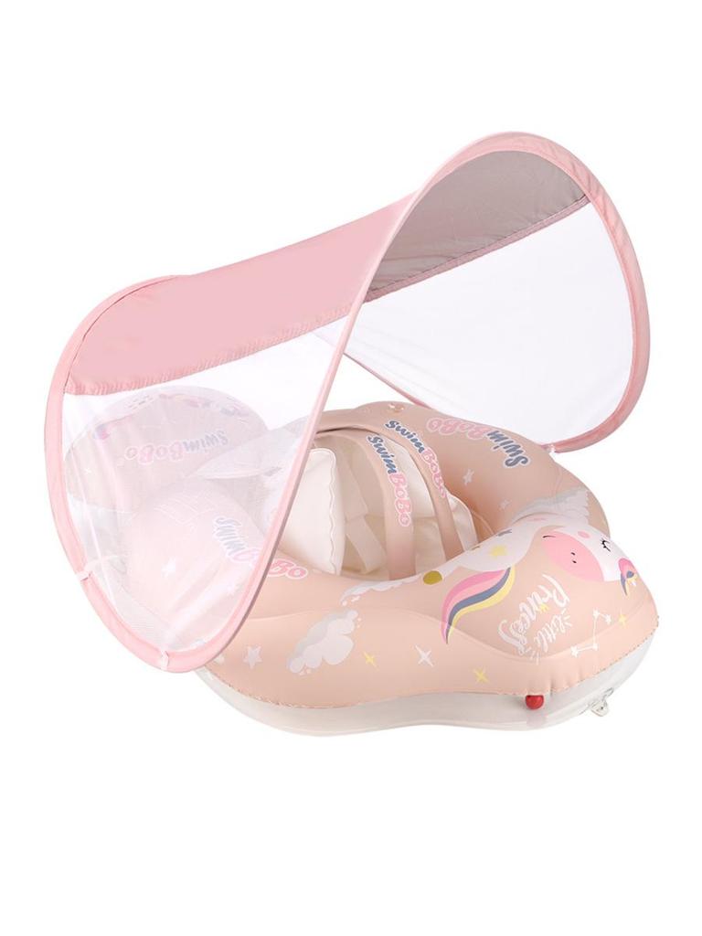 Boia de Natação Swimbobo com Proteção Solar para Bebês – Flutuador Espesso para Deitar para Crianças