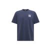 SS23 EA7 Series Letter Print Casual Crew Neck Short Sleeve T-Shirt Men Tops Navy-Blue 3RUT10-PJNVZ-1554
