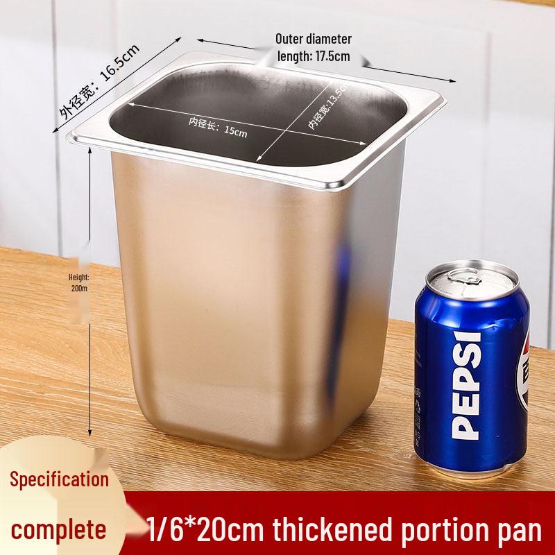 Stainless Steel Deep Rectangular GN Food Pan
