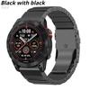 Quickfit 26mm 22mm Titanium Strap For Garmin Watch Fenix 8 7X Pro Tactix 7 EPIX Pro 51mm Enduro 3 2X Instinct 3 2X 50mm Correa