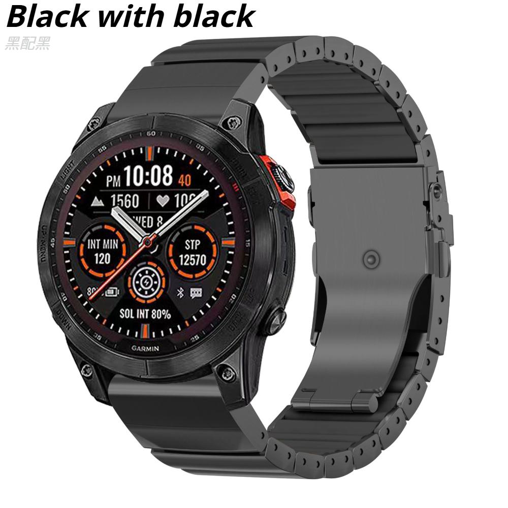 Quickfit 26mm 22mm Titanium Strap For Garmin Watch Fenix 8 7X Pro Tactix 7 EPIX Pro 51mm Enduro 3 2X Instinct 3 2X 50mm Correa