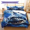 Animal Pattern Bedding Quilt Set Quilt Cover Pillowcase Home Decoration Gift (1 * Duvet Cover + 2 * Pillowcase, Without Core)