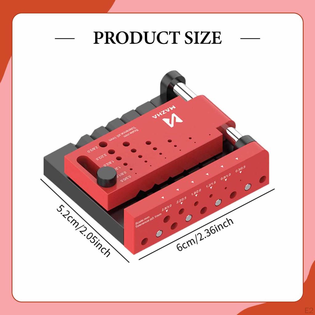 Dowel Jig Kit Drill Guide Self Centering Sturdy Accessories Handheld Portable Puncher