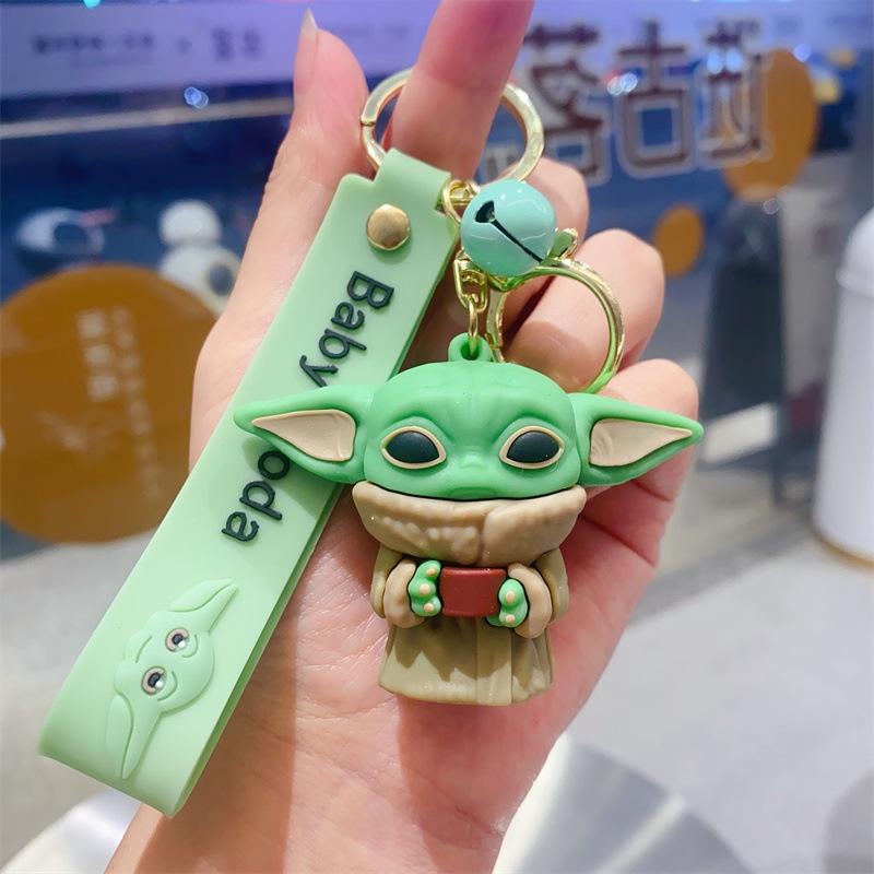 Keychain Baby Mandalorian Cute Epoxy Bag Pendant Accessories Small Gifts