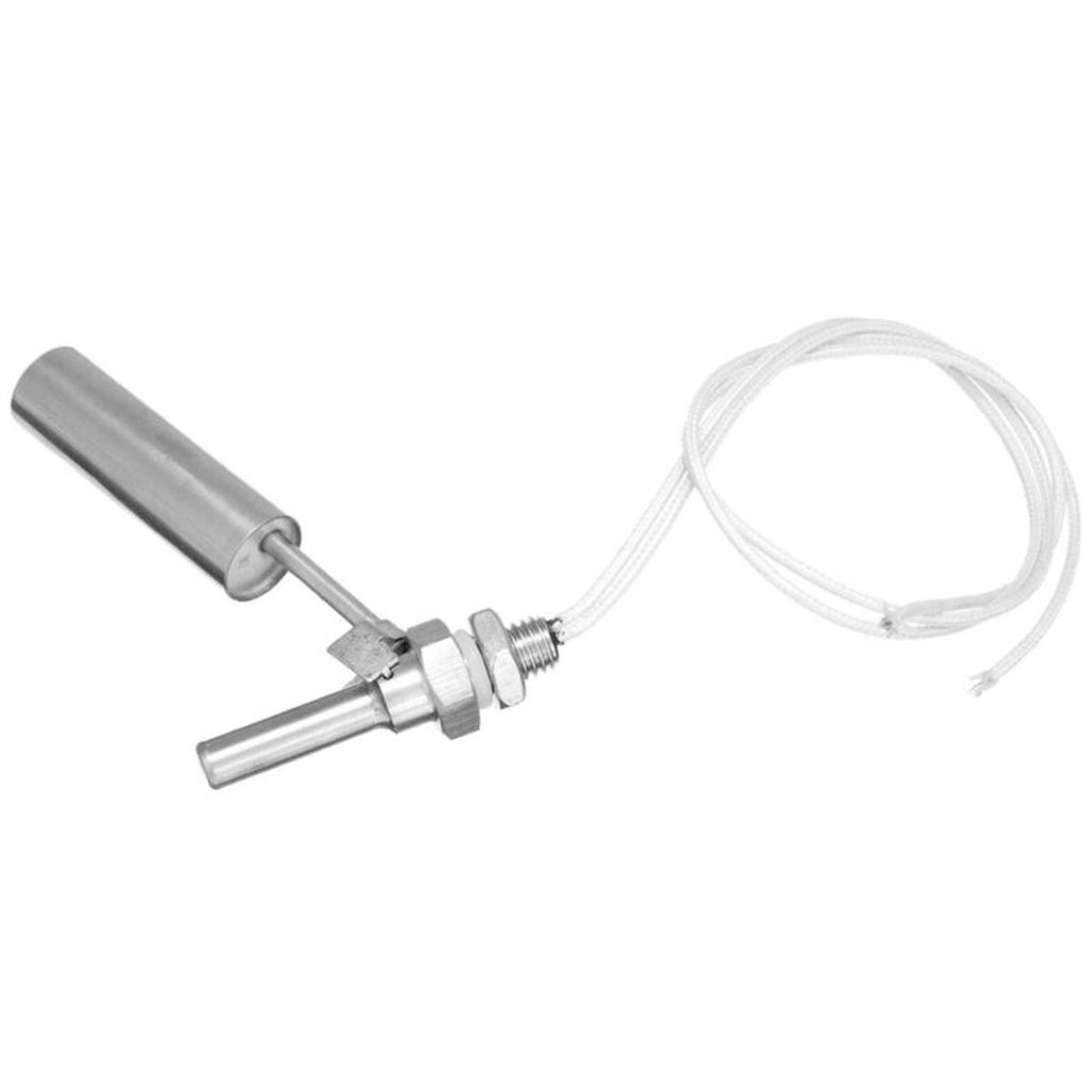 Senzor de nivel pentru apă lichidă, întrerupător cu flotor din oțel inoxidabil, filet M10, 0-220V