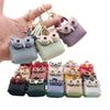 Cute Animal Car Holder Leather Coin Purse Keychain Decoration Accessories