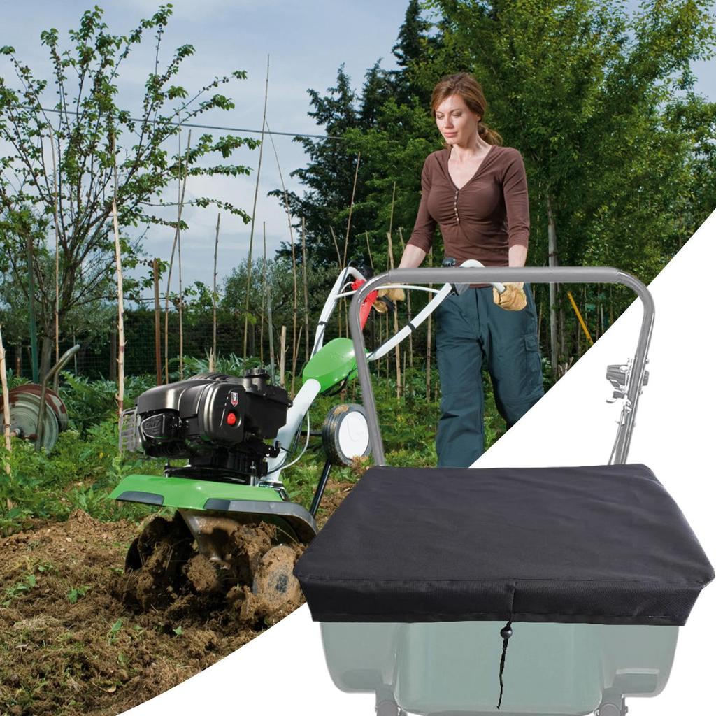Tapa de tolva Protector esparcidor Para jardinería A prueba de polvo Tolva de fertilizante Cubierta de tela Oxford Para granja Exteriores Patio Agricultura