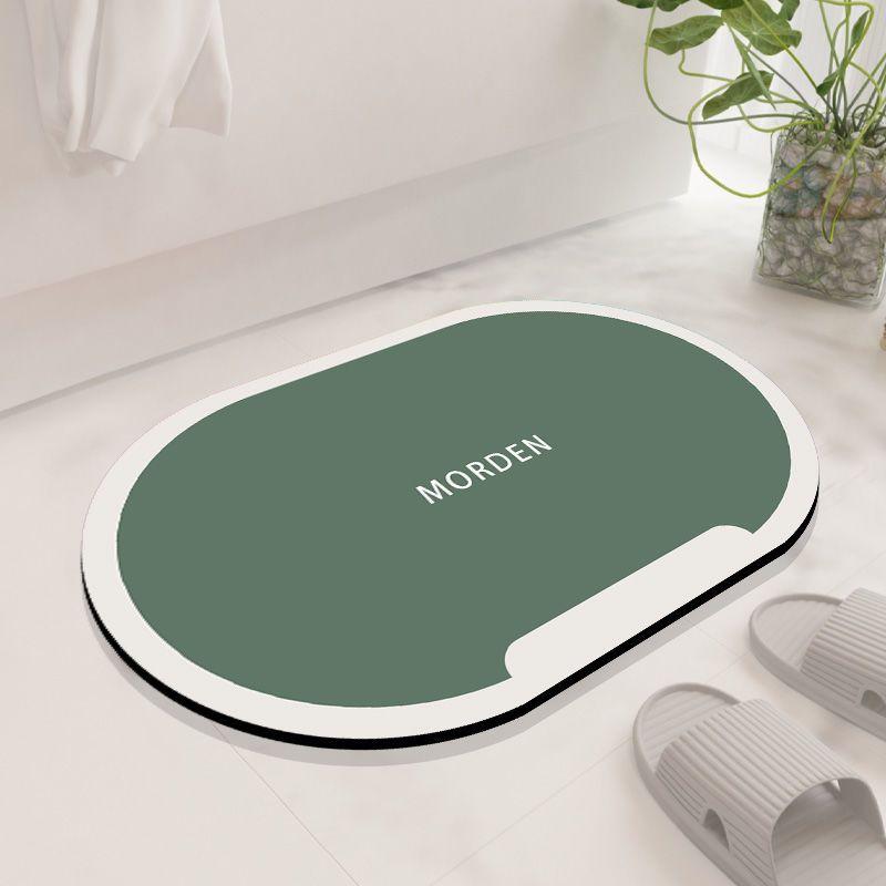Diatom mud bathroom absorbent foot pad non-slip and dirt-resistant simple quick-drying mat toilet door pad ins wind foot pad