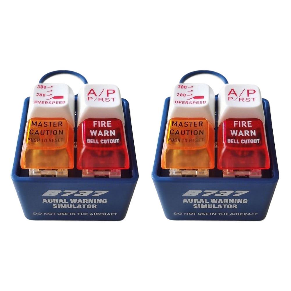 Warning Simulator For Pilot's Refreshing and Stress Relieving Device EGPWS Boeing 737 Warning Sound Simulator Keychain