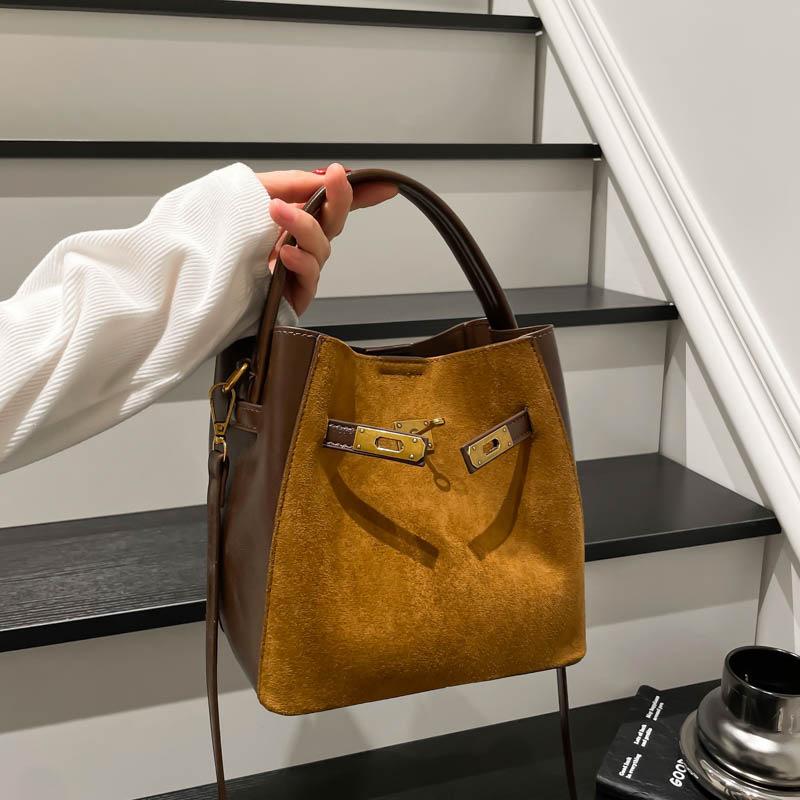 Super Popular Small Bag for Women Autumn Winter Vintage Hot Selling Crossbody Mother-Child Bag Trendy Handheld Bucket Bag This Year