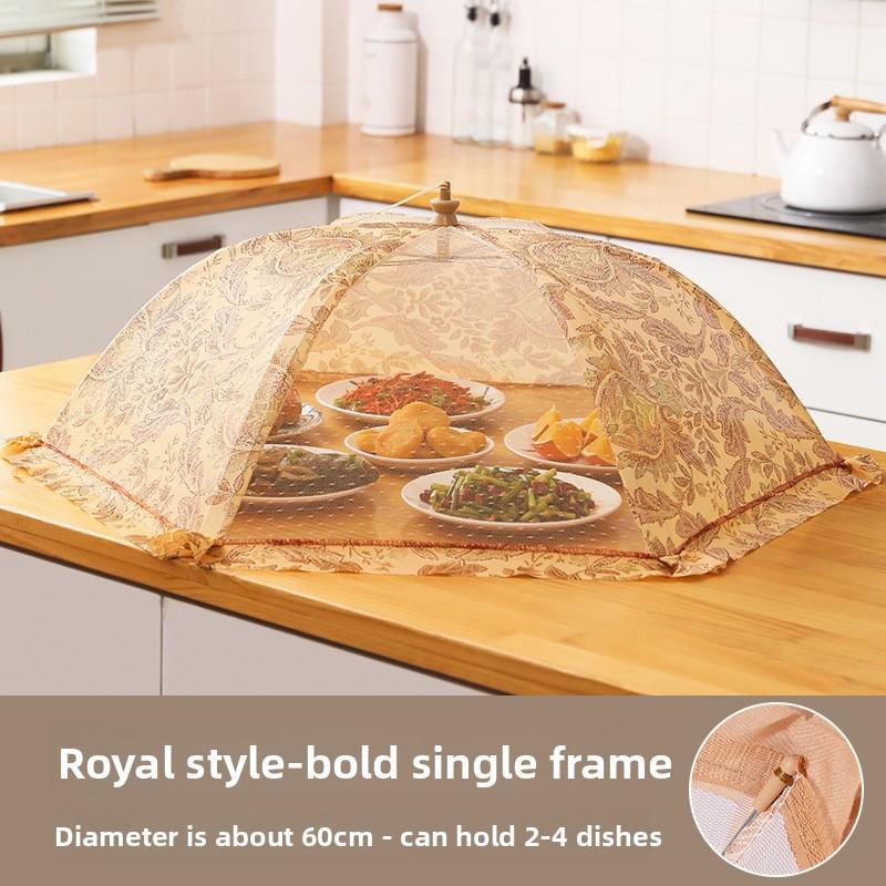 

Новая сетчатая складная печатная крышка для еды для стола, современный стиль, пыленепроницаемая 60*60cm