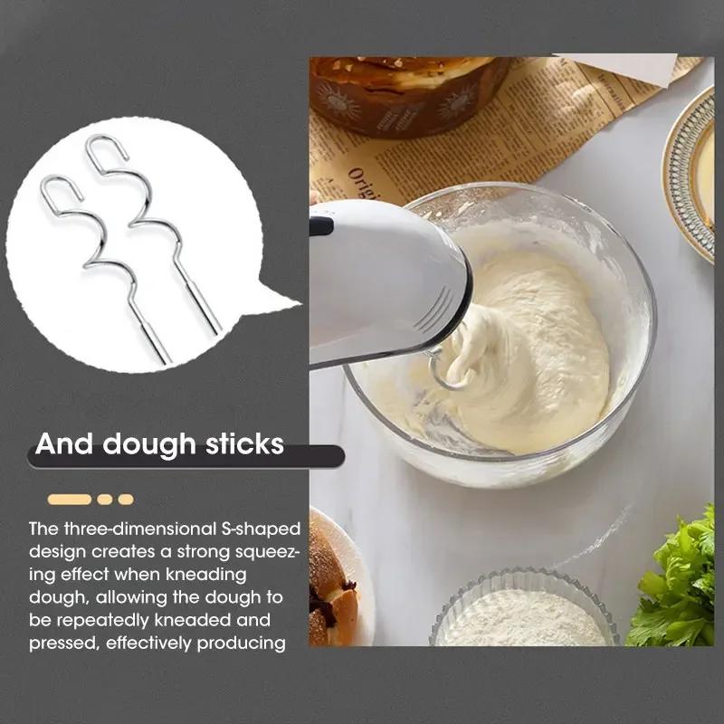 Handheld Electric Egg Beater Home Automatic Mixer Multifunctional Egg White Cream Dough Mixer Kitchen Cooking Egg Beater