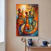 African Artwork Posters Abstract Elegant Nature Women Canvas Painting HD Print Wall Art Pictures for Living Room Home Decoration