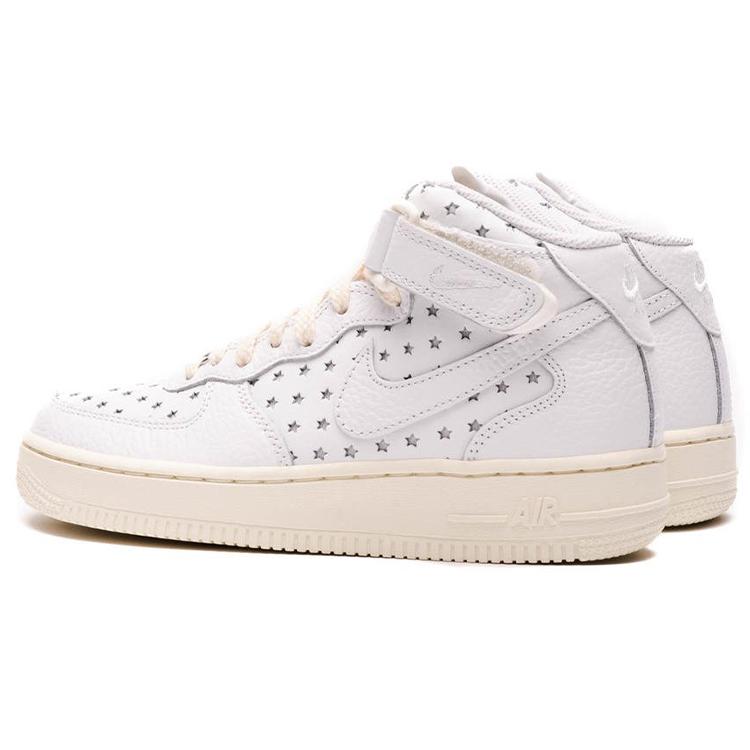 New Nike Air Force 1 Mid Cut Out Stars Summit White Women's DV3451-100