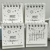 Portable 2027 Desk Calendar Polka Dots Paper Calendar Cute Mini Desktop Calendar  Desk Decor