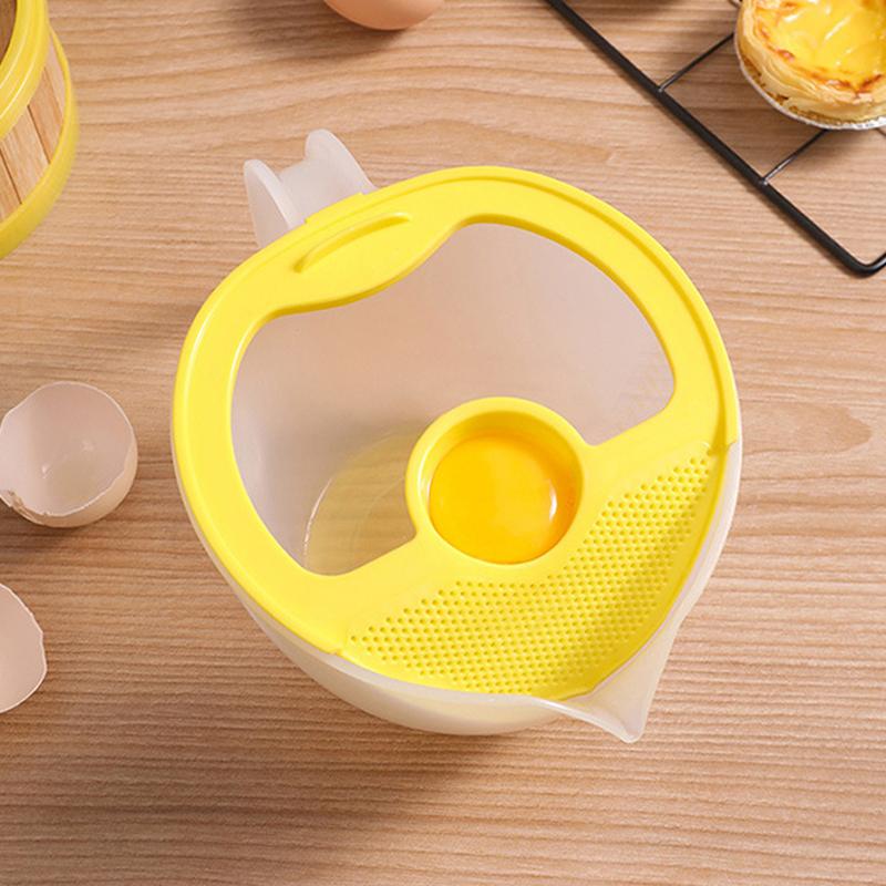 Egg White Separator 1L Large Capacity Kitchen Baking Multi-Functional Egg And Soy Milk Filter Egg Beating Mixing Bowl