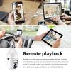E27 2.4G 5G Wifi HD Camera Bulb IP Camera Night Vision Full Color Automatic Human Tracking 4X Digital Zoom Security Surveillance