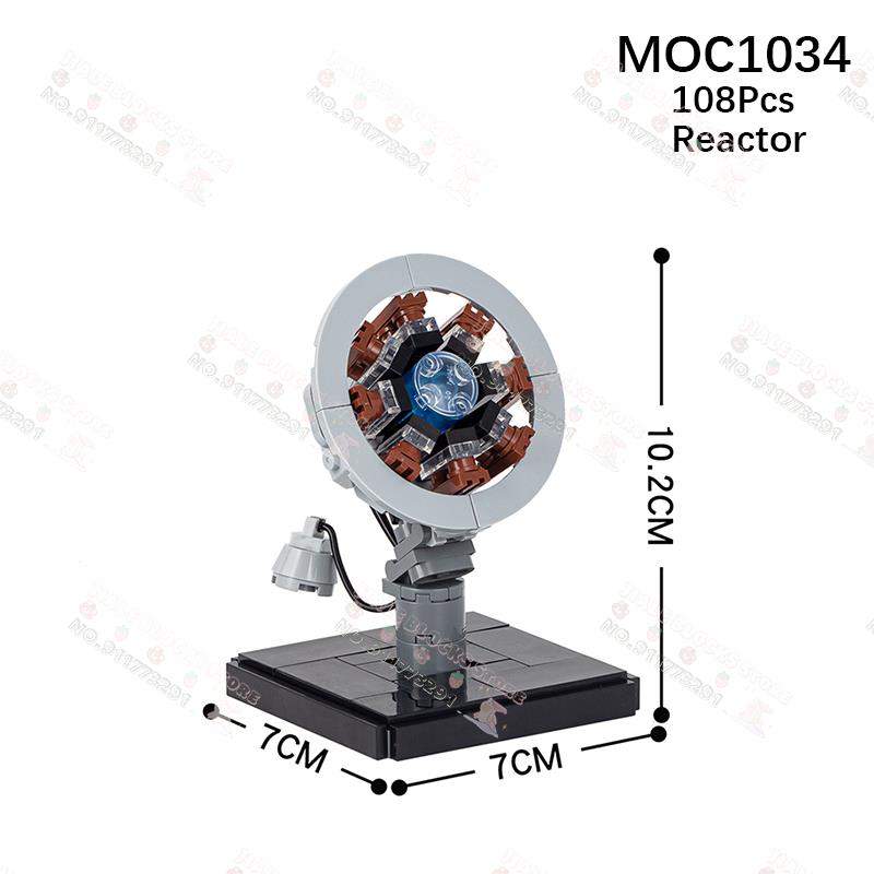 

Серия Creative MOC Герой Арсеналы Модель Строительные блоки Сделай сам Костюм-ап Портал Плазменный реактор Модель Сборка Кирпичи Игрушки Для Детей