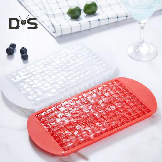 Silicone Mini Ice Cube Tray 160 Small Cubes Visual Sensory Ice Cubes Quick Freezing Easy Deicing Perfect DIY Tool