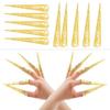 10 Pieces Halloween Finger Nail Claws for Women Cosplay and Dance Shows Stage Performances Accessories Hand Jewelry